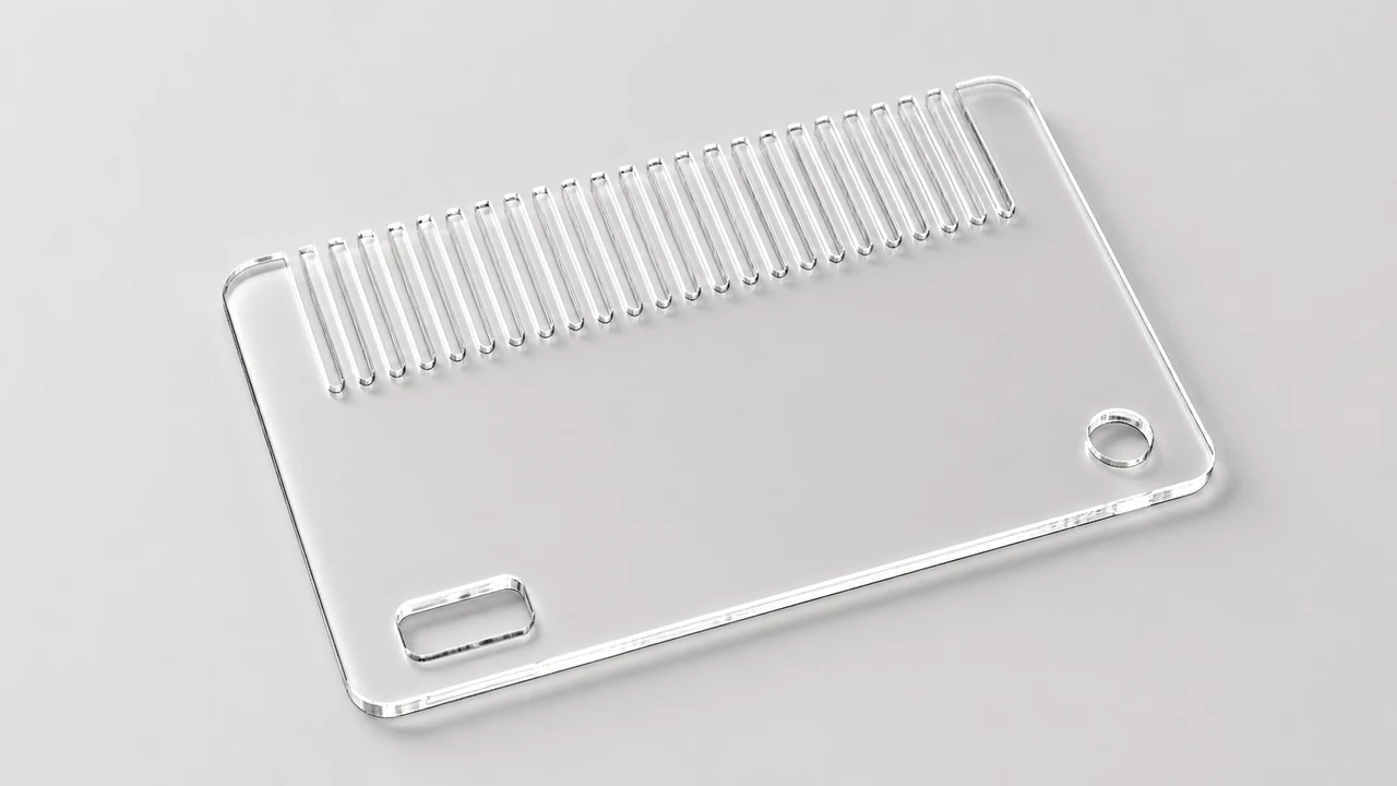Metal Wallet Comb