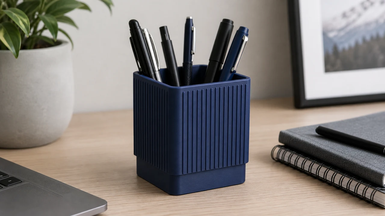 Fluted Pen Holder
