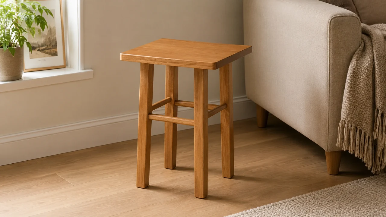 Inset-Leg Stool