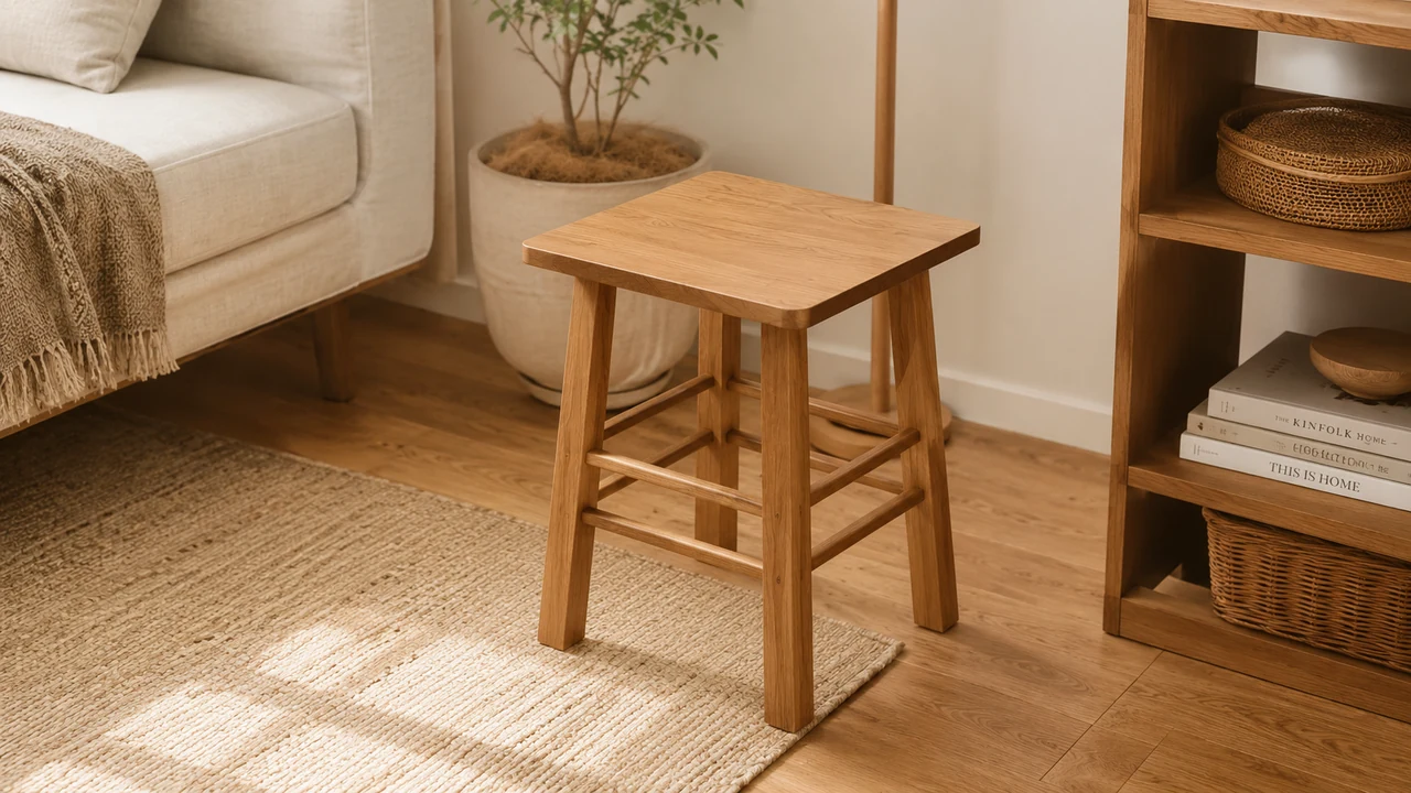 Wide Splayed Stool
