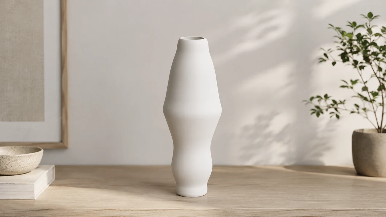 Tall Gourd Vase