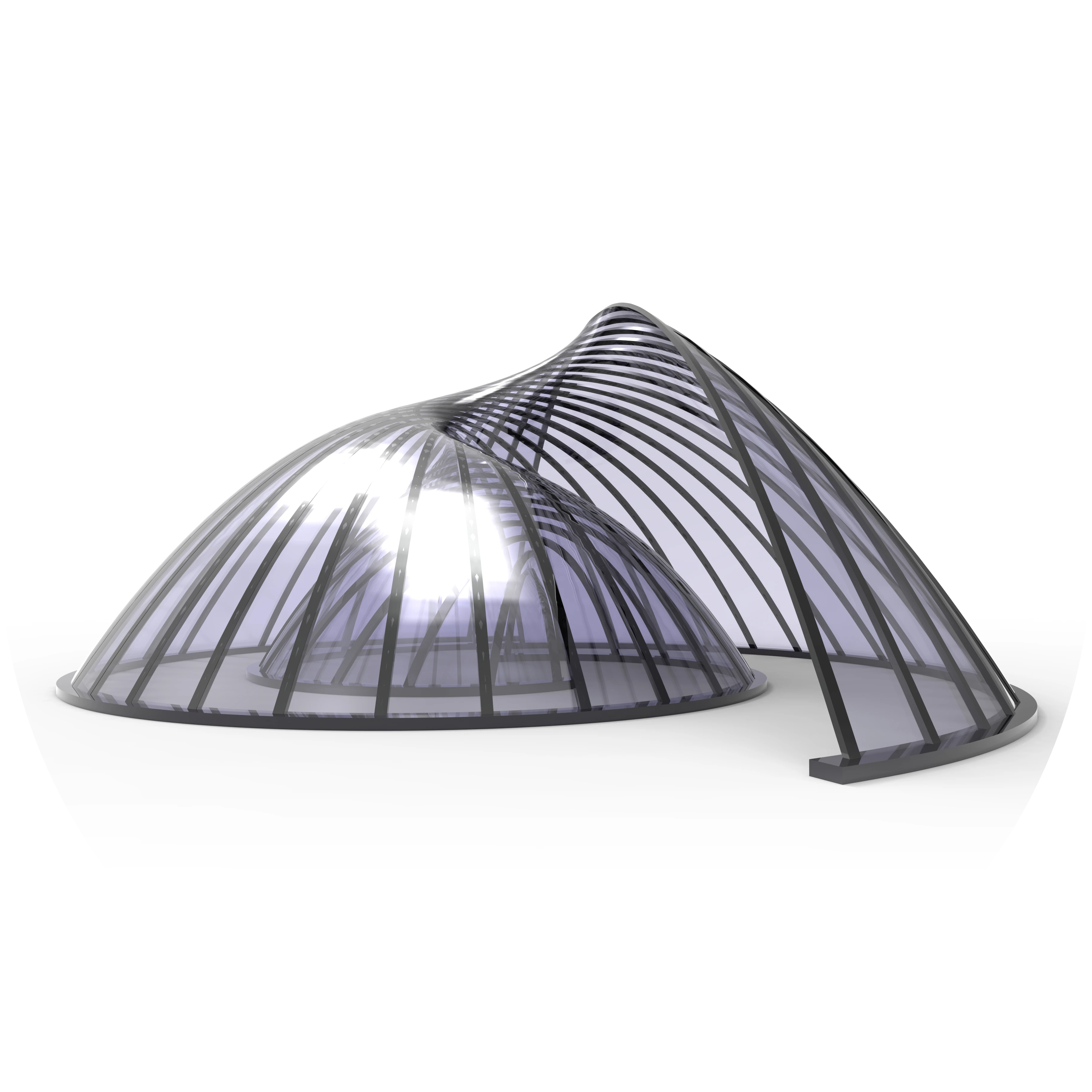 Design and construction of catenary-ruled surfaces