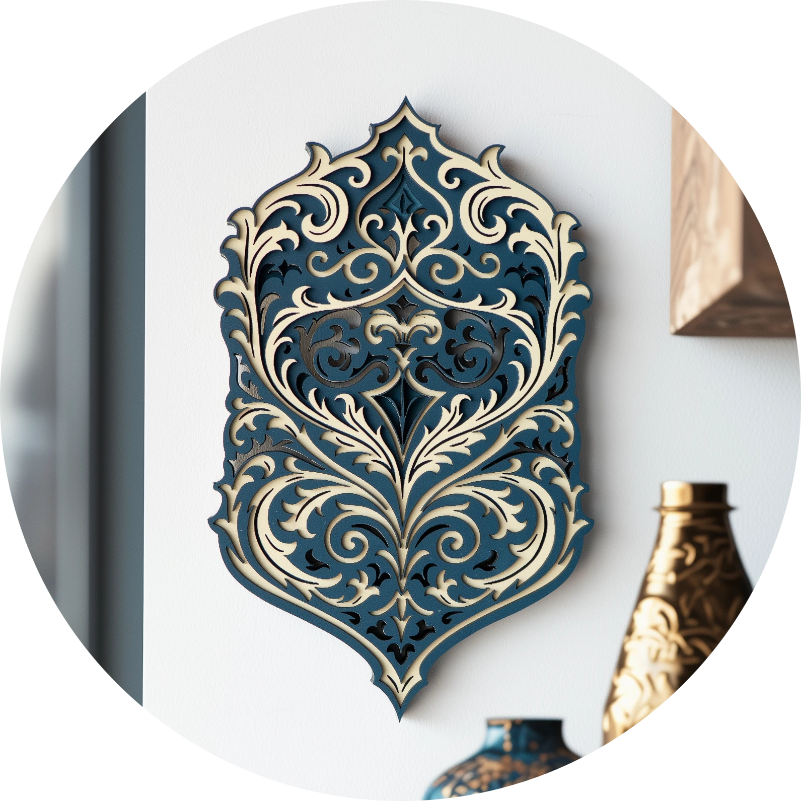 Computational multi-layered wood carving art