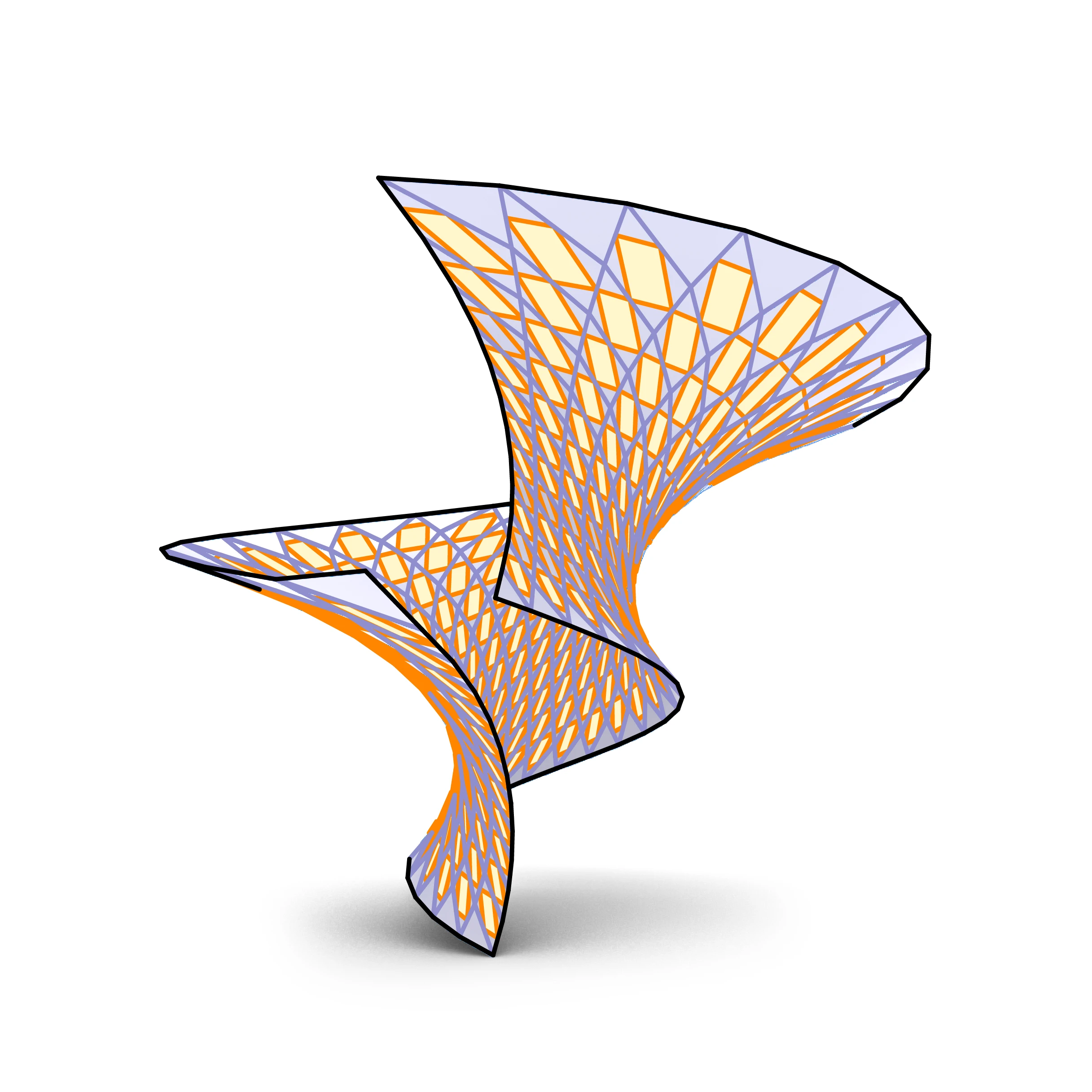 Discrete isogonal nets with similar parallelograms